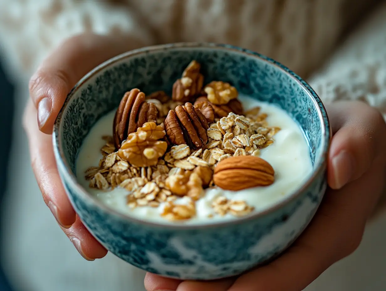 oatmeal with nuts